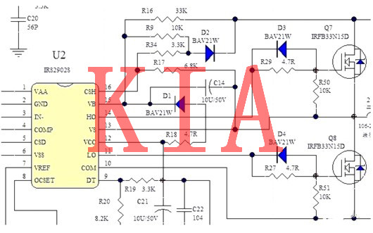 場效應管功放電路圖