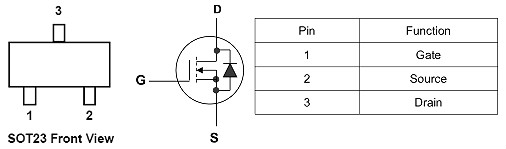 2300mos,2300場(chǎng)效應(yīng)管20v6a,sot-23,KIA2300參數(shù)-KIA MOS管