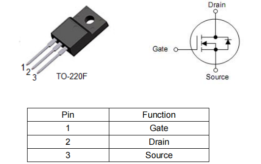 800vmos,KNF6180B場效應(yīng)管