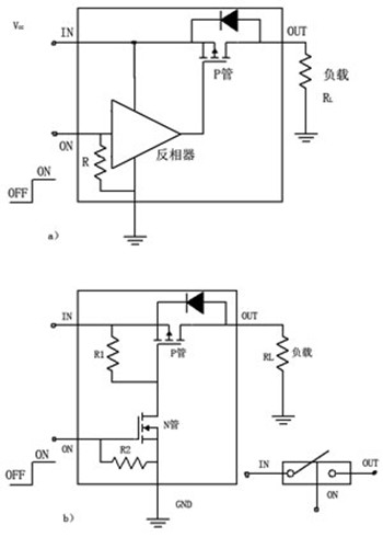 負載開關電路,mos管負載