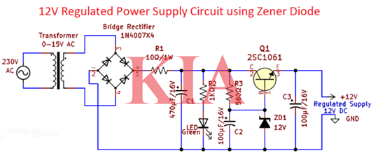 開關(guān)穩(wěn)壓電源,電路