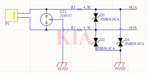 防雷電路,防浪涌電路設計-KIA MOS管