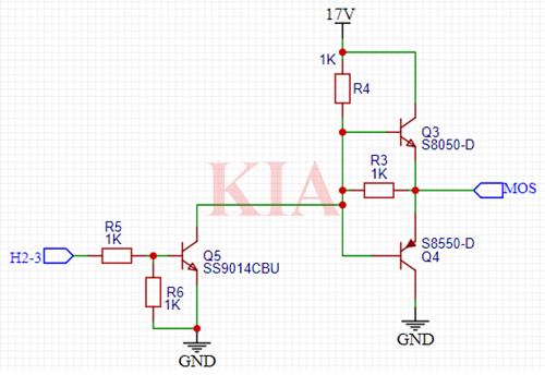 mos管驅動電機,直流電機正反轉電路圖-KIA MOS管
