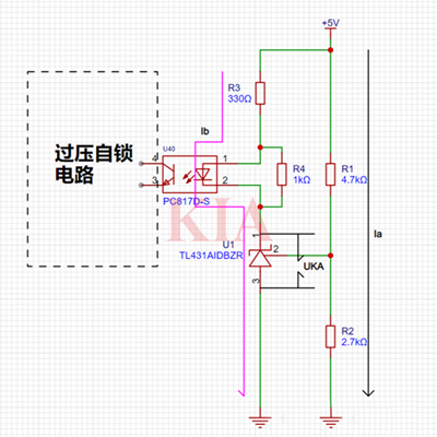 過壓自鎖電路,過壓保護電路分享-KIA MOS管