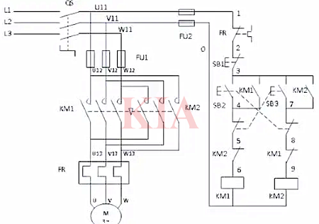 互鎖正反轉控制電路