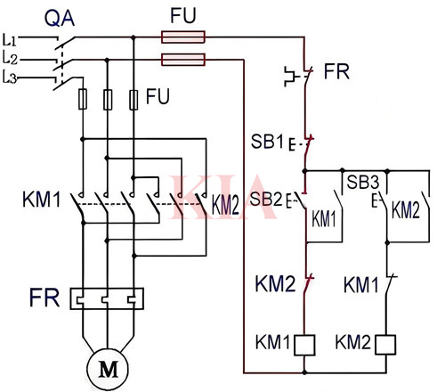 互鎖正反轉控制電路